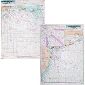Captain Segull's Nautical Charts Canyon Chart, MA, RI, CT, NY, NJ